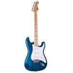 Sx Sst Ash Strat Electric Guitar : Transparent Blue