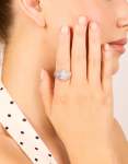 Rose Gold Pearl Stacking Rings 3-PACK - M l
