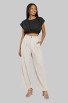 Crop Top - XXL Black