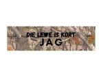 Waterproof Bar Mat runner: Die Lewe Is Kort Jag