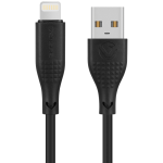 Volkano Nova Series USB A To Lightning Charging Cable Tpe-black