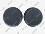 Inflatable End Cone Flat 180MM X 30MM Black Set Of Two