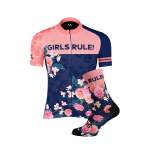 Girls Rule Sox Cycling Jersey - Large Medium
