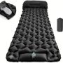 Ultralight Inflatable Sleeping Pad For Camping Camping Mat Pad Black