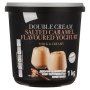 Crafted Collection Double Cream Salted Caramel Flavoured Yoghurt 1KG