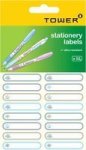Ultra Resistant Stationery Labels Blue - 52 Labels