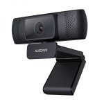 Ausdom AF640 1080P Fhd Wide Angle Desktop Webcam Black