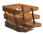 Brown Letter Trays 3 Tier – 690BR