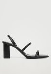 Trini Strappy Heeled Sandal - Black