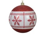 Bauble With Snowflake 10CM