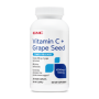 GNC Timed Release Capsules Vitamin C + Grape Seed 30S