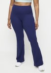 Cotton On Plus Reform Rib Flare - Heritage Blue