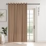 Ready Made Eyelet Blockout Curtain Latte - 500x240