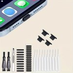 Suitable For Iphone for Type-c Mobile Phones Dust-proof Plug Computer Keyboard Cleaning Brush Mobile Phone Speaker Protection St