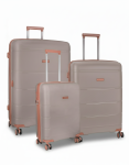 Cellini Monte Carlo Travel Sets - White 2 Piece Medium Set