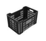 Agri Picking Crate - Vented Base Vented Sides Black Recycled