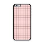 Custom Printed Tpu Cases - Apple Iphone 6 Plus Apple Iphone 6S Plus & 39 Pink Checkered& 39 By