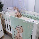 Personalised Fleece Blanket Dotty Spotty Cheetah Safari Set