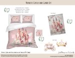 Kids Duvet Set Princess Castle And Guard