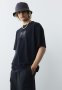 Loose Fit Vintage-look Printed T-Shirt - Black/nine Inch Nails