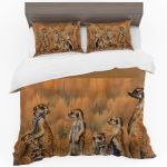 Meercats Duvet Cover Set - By Delene Lambert