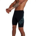 Speedo Men's Boom Logo Placement Jammer - Black light Adriatic SPS048 - W28