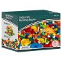 Mixed Building Blocks Set With Baseplate - Multi-colour