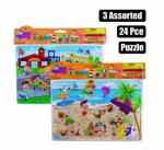 Puzzle Jigsaw Cartoon Asstd 24PC