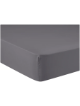 Charcoal Single Bed Fitted Sheet - 92 X 188 Cm Charcoal