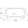 Stone Brake Pad Set – Rear SP34620