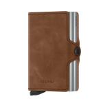 Vintage Twin Wallet Cognac