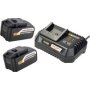 Ryobi 18V Batteries And Charger Kit XB6000 X2 XPP9000