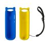 Pack Of 2 Blue + Yellow Silicone Protective Soft Cases Covers For RC280 Tcl Roku Tv Remote Control With Wrist Strap Cute Cat Ear Shape Case Only