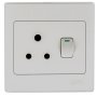 Plastic Single Switch Socket 4X4