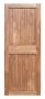 Exterior Stable Door Pine Framed & Ledged Open Back STAINED-W813XH2032MM
