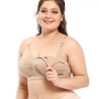 Breast Feeding / Padded Nursing Bra Two Colours - Nude / XL