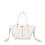 K pierced Medium Tote Bag -off White