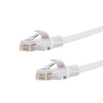 GIZZU CAT6 Utp Fly Lead Ethernet Network Cable 50CM White - GCPCAT6005-WH