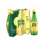 Maison Sparkling Lemon Mineral Water Pet - 6 X 500ML