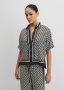Print Short Sleeve Cupro Shirt