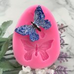 1PC Butterfly Fondant Mold 3D Silicone Mold Candy Mold Chocolate Mold For Diy Cake Decorating Tool Baking Tools Kitchen Accessor