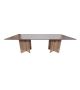 Cardiff Conference Table - Square 240CM - Storm Grey & Sahara