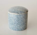 Blue Dot Jar With Lid – 9.5X9.5CM