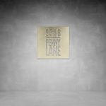 House Number D21 - 300 X 300 Matt White Cool White