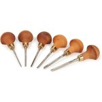 6 Piece Palm Linoleum And Block Cutters Ls C