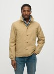 Nylon Coach Classic Tan Brown Lightweight Jacket - XXL Brown