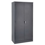 Triple H Display Perfect Steel Cupboards In Ivory-karoo Or Hammertone Grey – SC002