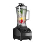 Amzchef Commercial Multifunction 1350W Blender - Black Or Grey - Black