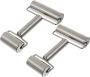 2 Piece Stainless Steel Dual Heads Rolling Pins Multi-function Dough