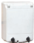 PSO-2 Stealth Isolator 25A Dp IP65 Box - Grey-grp Glass Reinforced Polyester